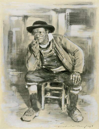 Campesino bretón de Mortimer Ludington Menpes